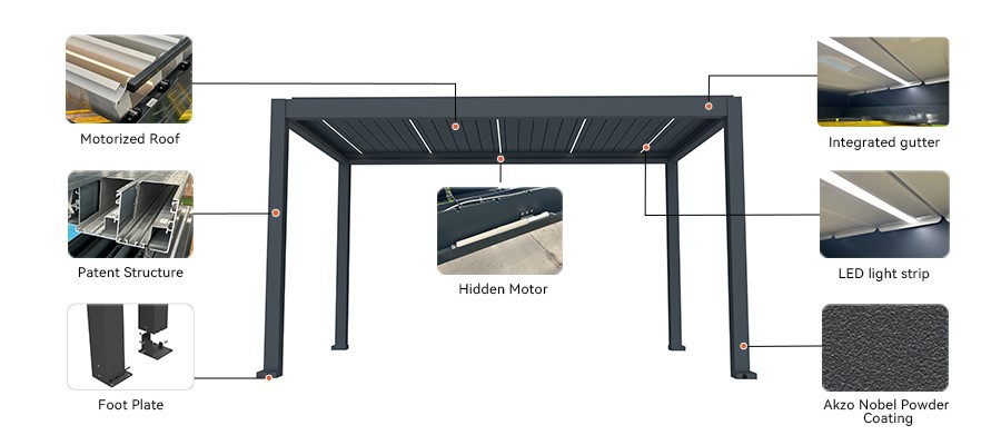 25128-pergola with movable louvers-1 25128-pergola with movable louvers-1