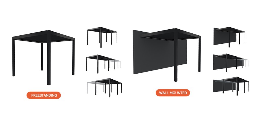 2618-aluminum garden pergola-2