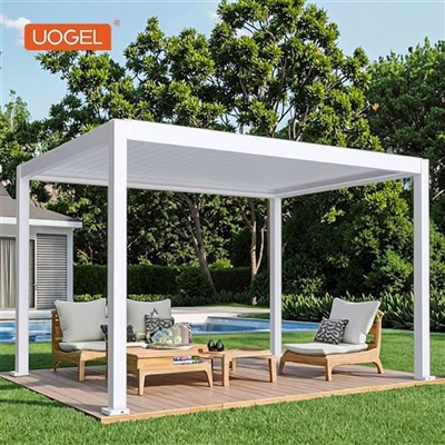 Pergola gàrradh cùil ùr-nodha